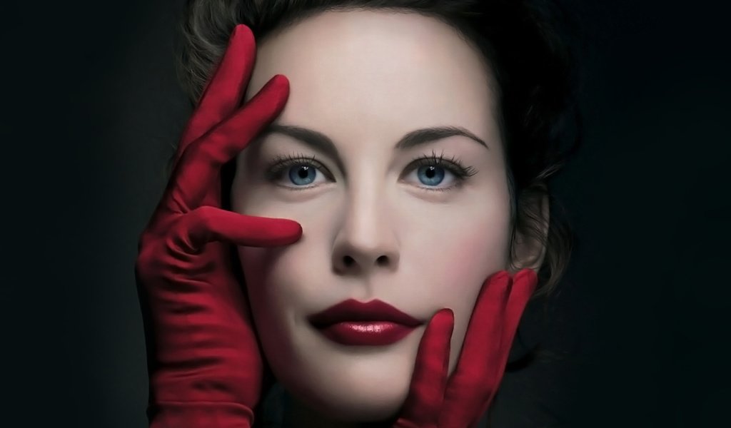 Обои черный фон, перчатки, красивая, лив тайлер, black background, gloves, beautiful, liv tyler разрешение 1920x1200 Загрузить