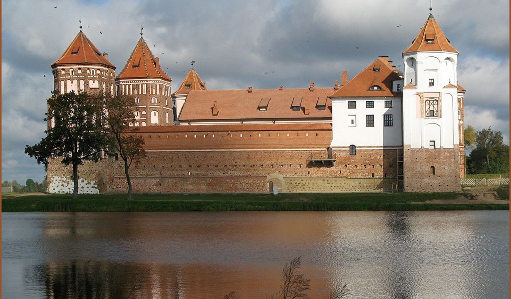 Обои вода, замок, water, castle разрешение 1920x1200 Загрузить