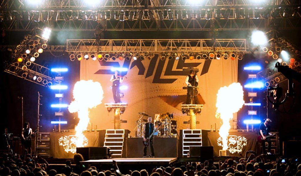 Обои группа, концерт, skillet, group, concert разрешение 2000x1331 Загрузить