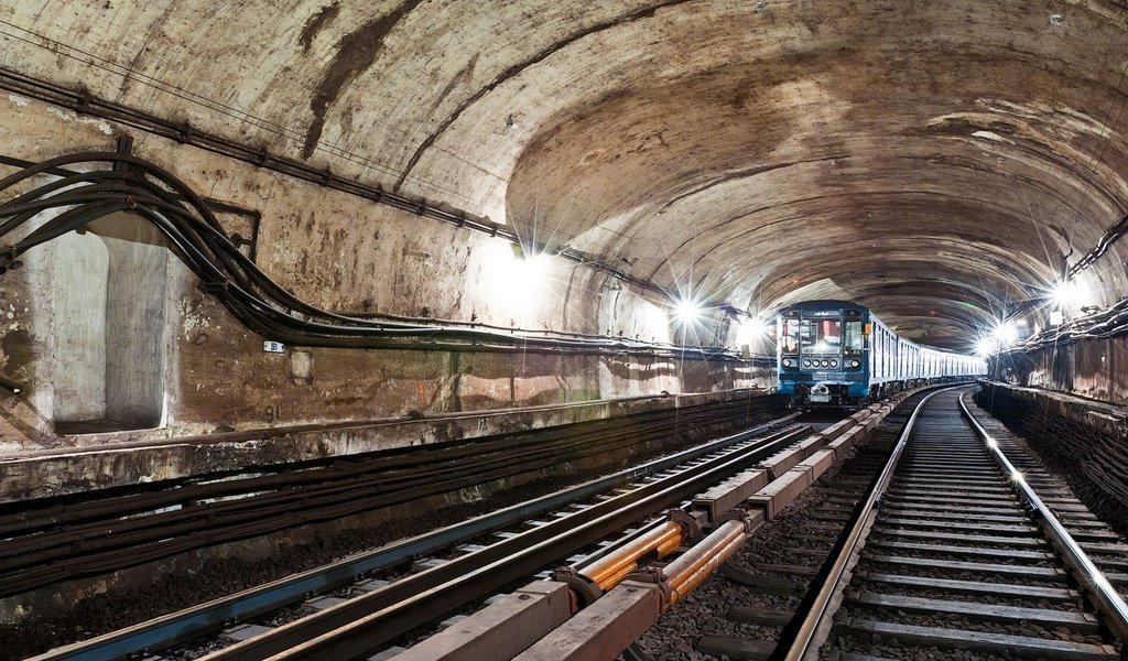 Обои рельсы, метро, подземка, rails, metro, subway разрешение 1920x1200 Загрузить
