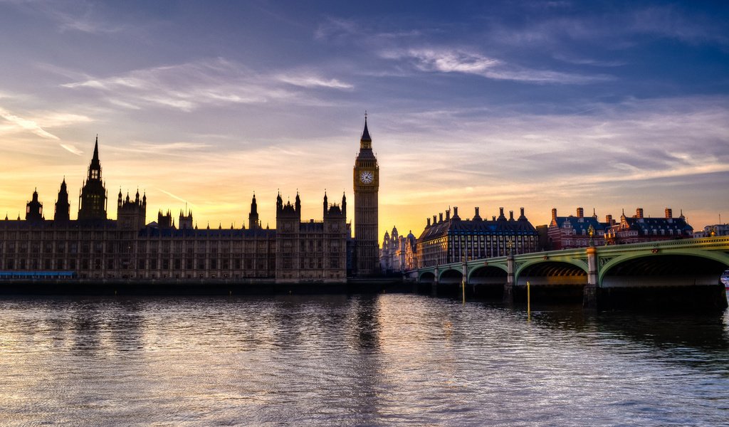 Обои река, лондон, темза, англия, биг бен, big-ben, парламент, river, london, thames, england, big ben, parliament разрешение 2560x1600 Загрузить