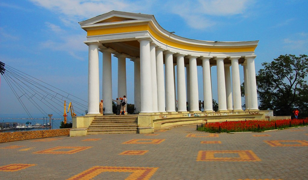 Обои лето, архитектура, колоннада, summer, architecture, colonnade разрешение 2256x1496 Загрузить