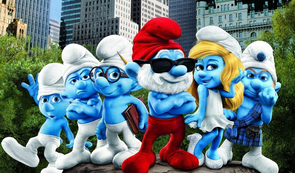 Обои мультик, смурфики, смурфетта, cartoon, the smurfs, smurfette разрешение 2560x1600 Загрузить