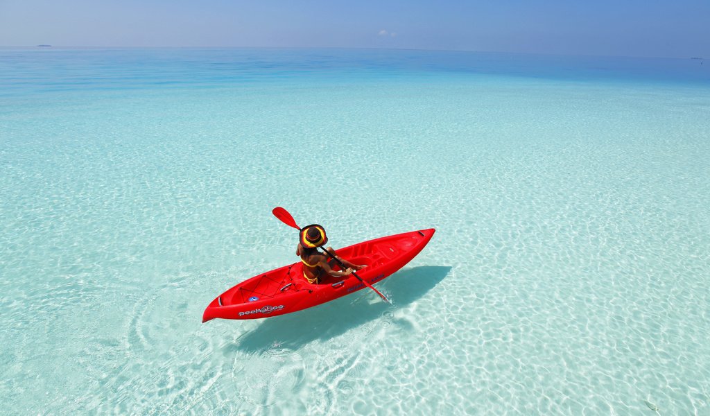 Обои лодка, тропики, мальдивы, boat, tropics, the maldives разрешение 5616x3744 Загрузить