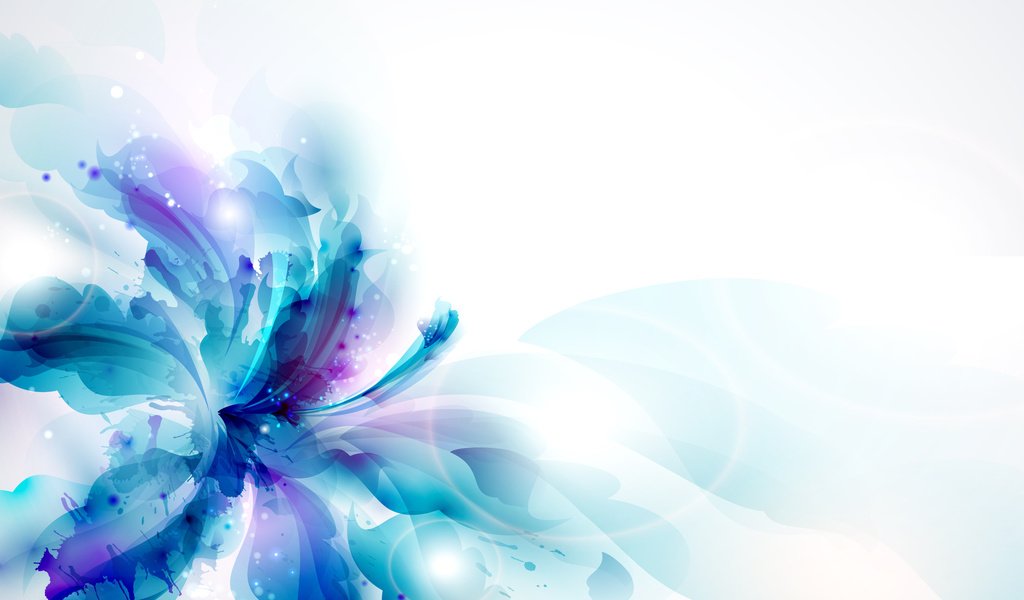 Обои абстракция, фон, синий, цветок, лепестки, брызги, пестик, яркость, abstraction, background, blue, flower, petals, squirt, pistil, brightness разрешение 2560x1600 Загрузить