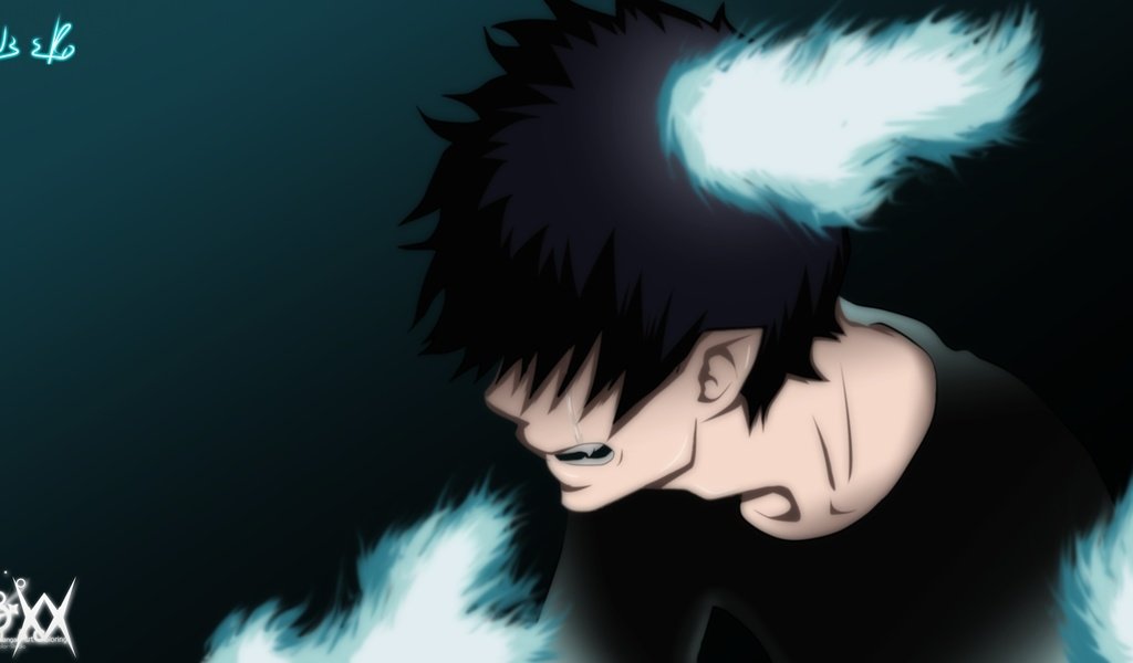 Обои demon, рин, paren, ao no exorcist, sinie plamya, rin разрешение 2245x1250 Загрузить