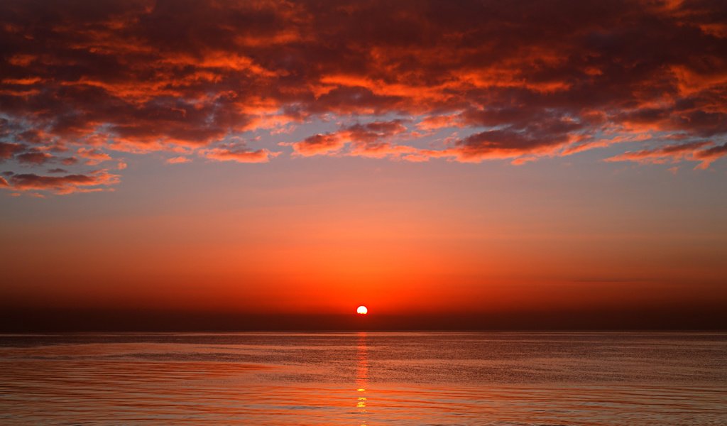 Обои закат, море, sunset, sea разрешение 2560x1700 Загрузить
