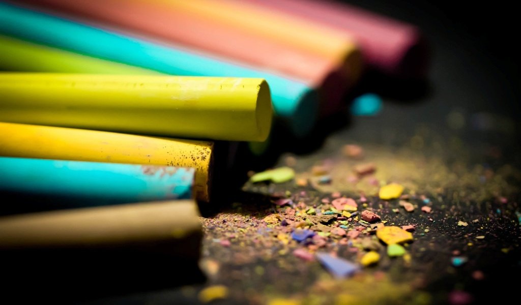 Обои цвета, изобразительное искусство, макро, разноцветные, цветные, творчество, яркие, рисование, мелки, color, fine art, macro, colorful, colored, creativity, bright, drawing, crayons разрешение 2560x1600 Загрузить