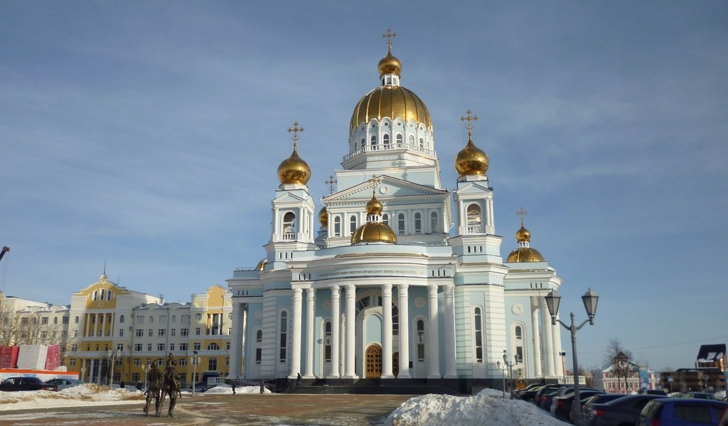 Обои cathedral of st. theodore ushakov. разрешение 1920x1080 Загрузить