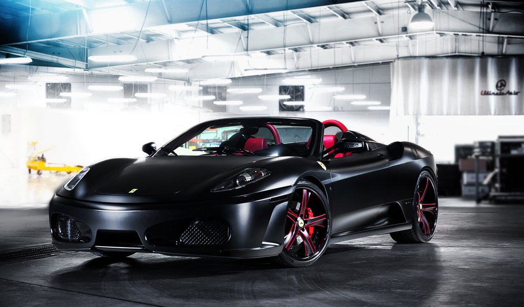 Обои гараж, тюнинг, суперкар, ferrari f430 spider, garage, tuning, supercar разрешение 1920x1080 Загрузить