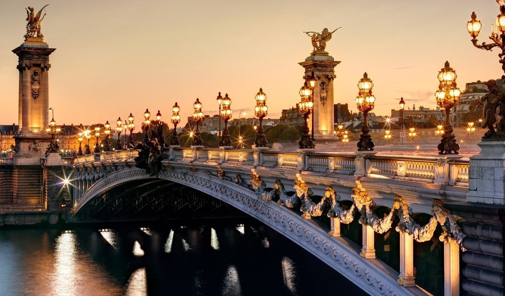 Обои париж, франция, мост александра 3, ponte d'alexandre, мост александра iii, франци, paris, france, pont alexandre 3, pont alexandre iii разрешение 1920x1200 Загрузить