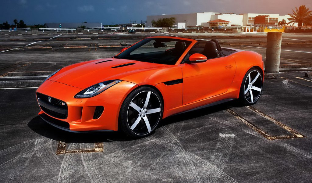 Обои оранжевый, тюнинг, ягуа́р, orange, tuning, jaguar разрешение 1920x1200 Загрузить