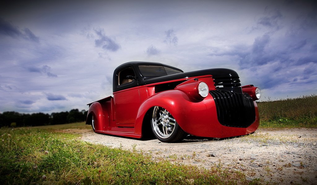 Обои ретро, pick-up, шевролет, chevy, 1946, хот род, retro, chevrolet, hot rod разрешение 2560x1600 Загрузить