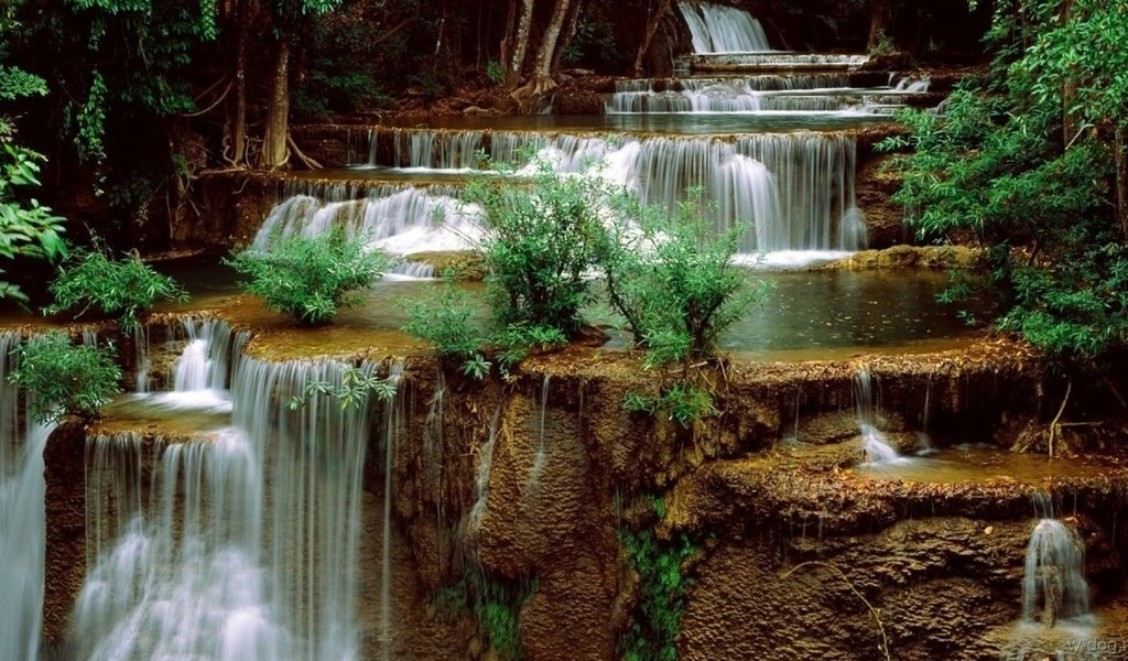 Обои водопад, waterfall разрешение 1920x1080 Загрузить