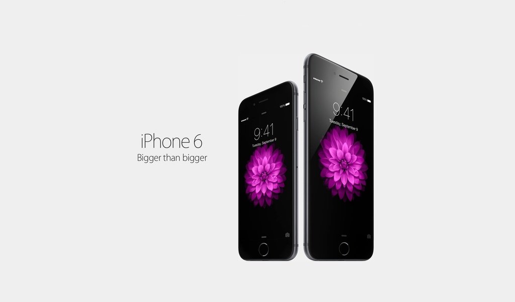 Обои bigger, its better, iphone6, iphone 6 plus, isnt simply, эппл, apple разрешение 2560x1440 Загрузить