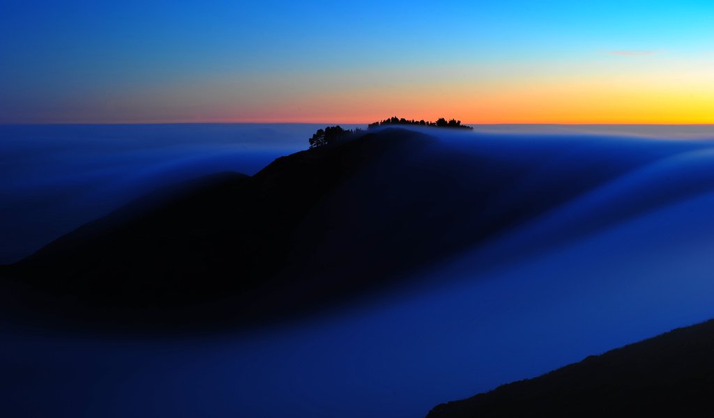 Обои горы, природа, утро, туман, mountains, nature, morning, fog разрешение 2560x1600 Загрузить