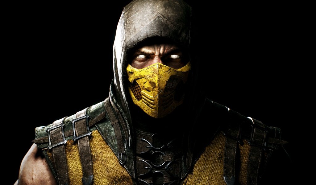 Обои маска, игра, костюм, смертельная битва, скорпион, дичь, mask, the game, costume, mortal kombat, scorpio, game разрешение 4000x2657 Загрузить