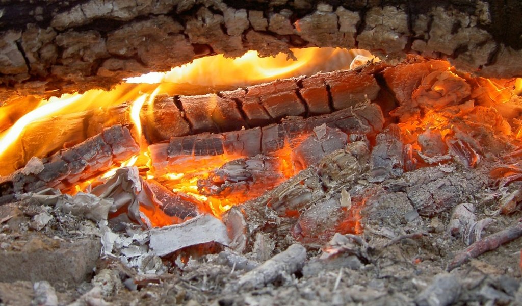 Обои пламя, яркое, всё, горячее, медленно, сжигает, дрова., flame, bright, all, hot, slowly, burns, firewood. разрешение 1920x1080 Загрузить