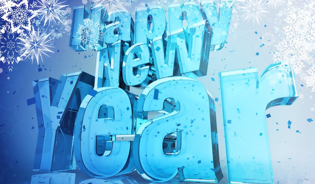 Обои с новым годом, 3д, happy new year, 3d разрешение 2880x1800 Загрузить