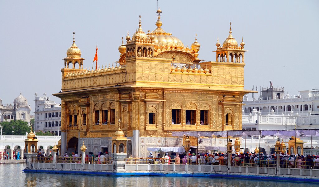 Обои храм, индия, амритсар, пенджаб, хармандир-сахиб, золотой храм, temple, india, amritsar, punjab, golden sahib, golden temple разрешение 5184x3456 Загрузить