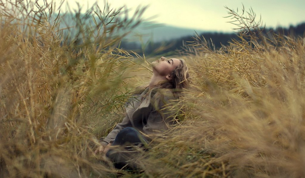 Обои трава, природа, девушка, настроение, поле, профиль, девушка.поле, grass, nature, girl, mood, field, profile, girl.field разрешение 1920x1280 Загрузить