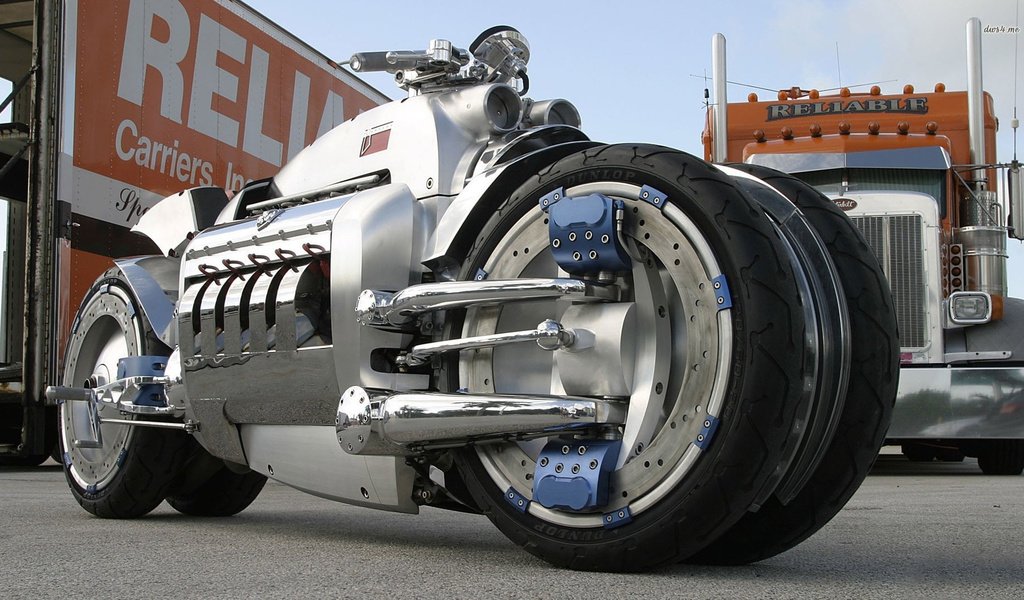 Обои мотоцикл, додж, dodge tomahawk bike, motorcycle, dodge разрешение 1920x1080 Загрузить