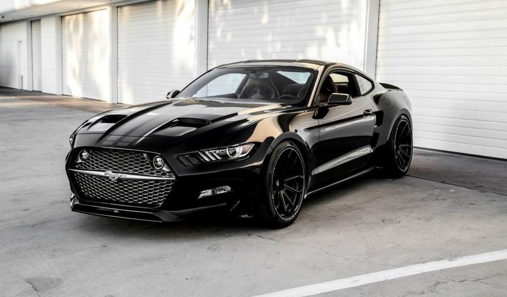 Обои тюнинг, спорткар, ford mustang, мускул кар, tuning, sports car, muscle car разрешение 1920x1200 Загрузить