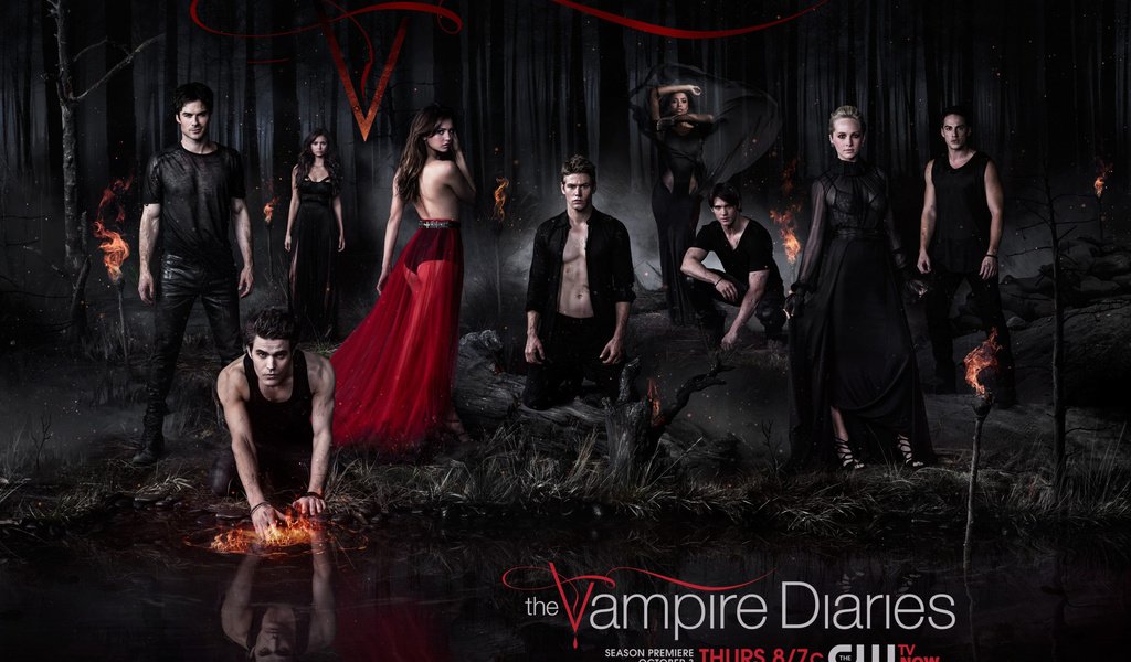 Обои дневники вампира, the vampire diaries разрешение 1920x1200 Загрузить