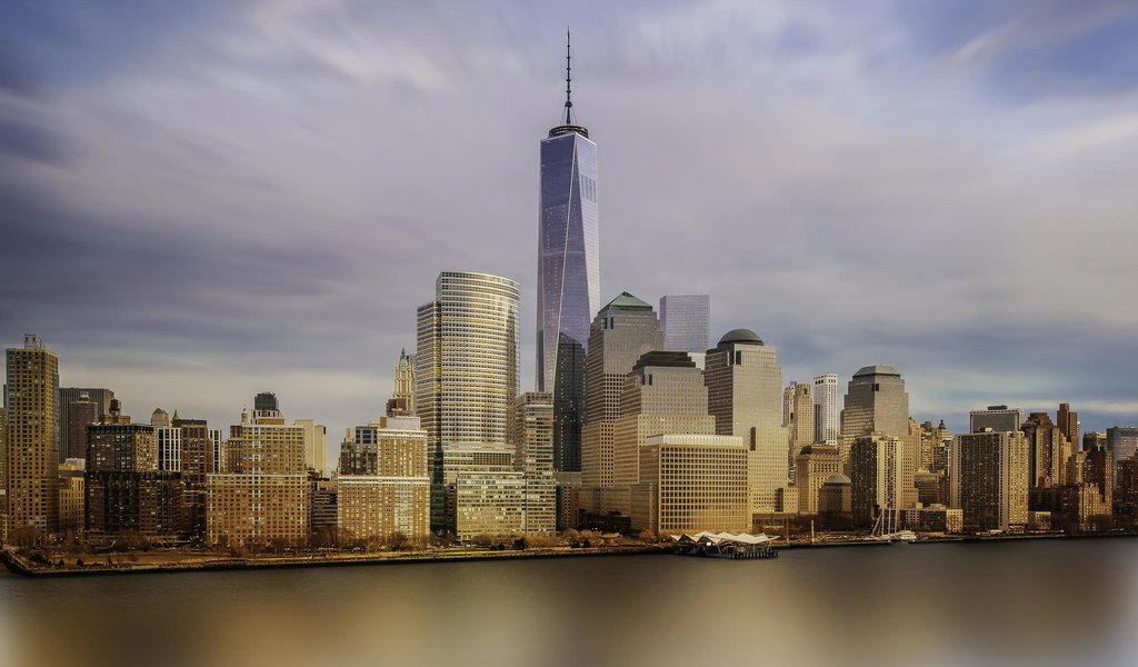 Обои город, америка, небоскребы, сша, нью-йорк, new york city, the city, america, skyscrapers, usa, new york разрешение 2048x1491 Загрузить