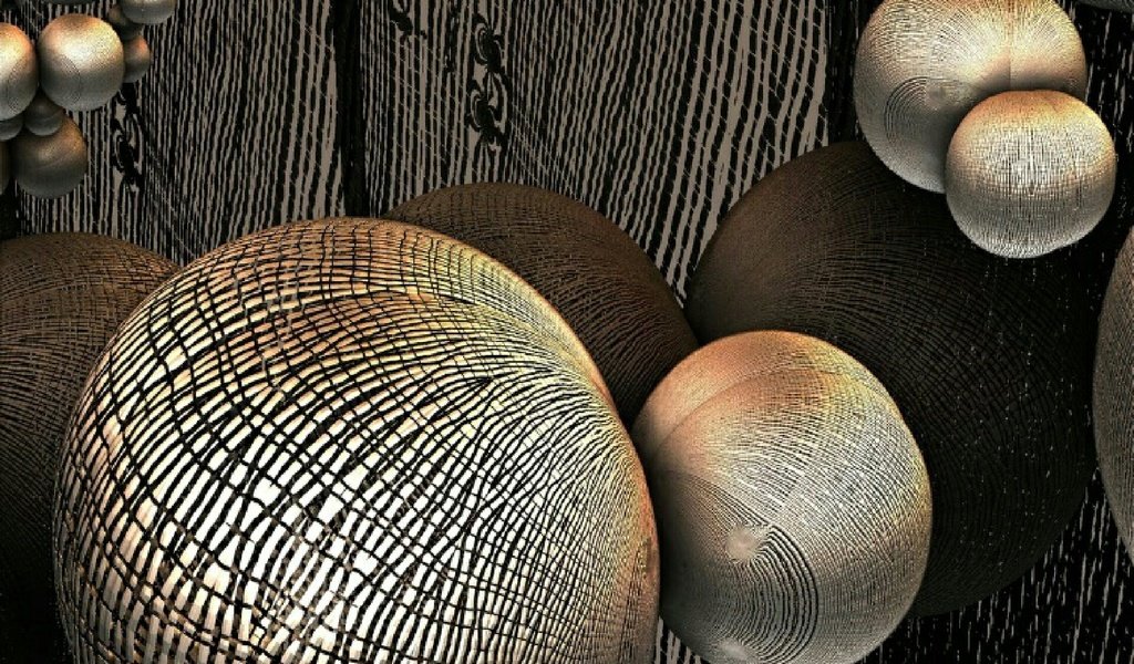 Обои шары, абстракция, 3д, balls, abstraction, 3d разрешение 1920x1200 Загрузить