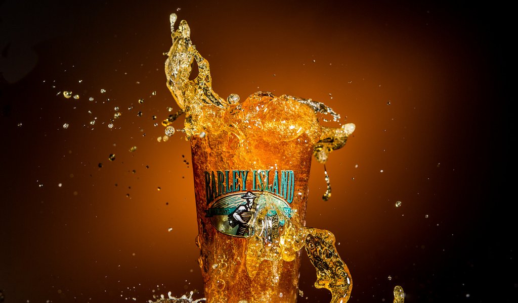 Обои макро, всплеск, стакан, пиво, barley island beer, macro, splash, glass, beer разрешение 2048x1463 Загрузить