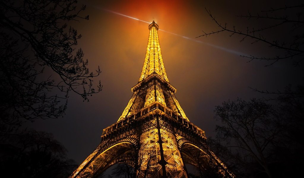 Обои башня, париж, франция, эйфелева башня, ночь небо, tower, paris, france, eiffel tower, the night sky разрешение 2048x1365 Загрузить