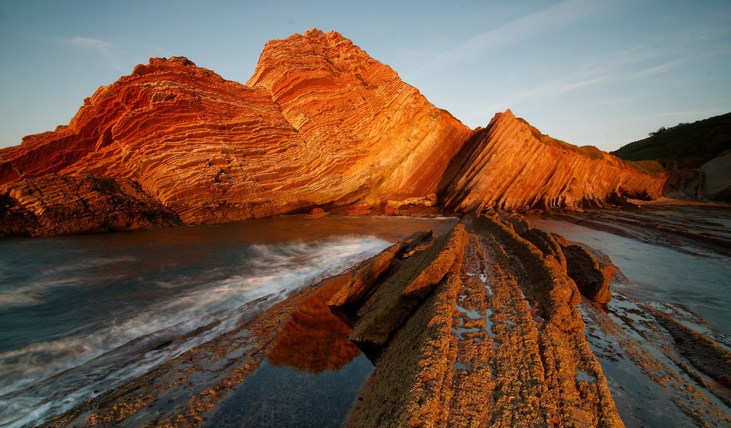 Обои скалы, природа, море, rocks, nature, sea разрешение 2880x1916 Загрузить