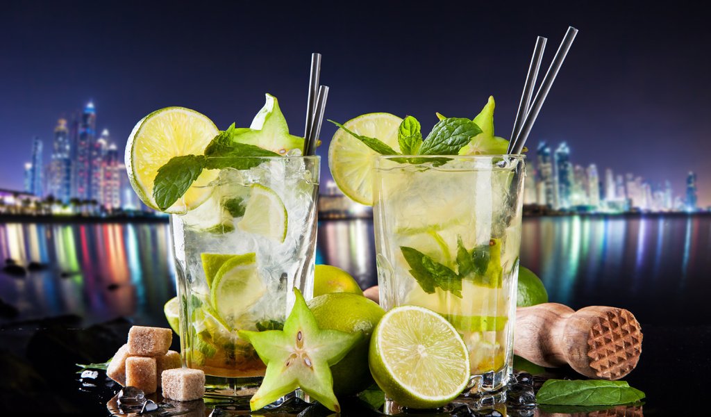 Обои мята, напиток, лёд, лайм, коктейль, мохито, mint, drink, ice, lime, cocktail, mojito разрешение 5616x3744 Загрузить