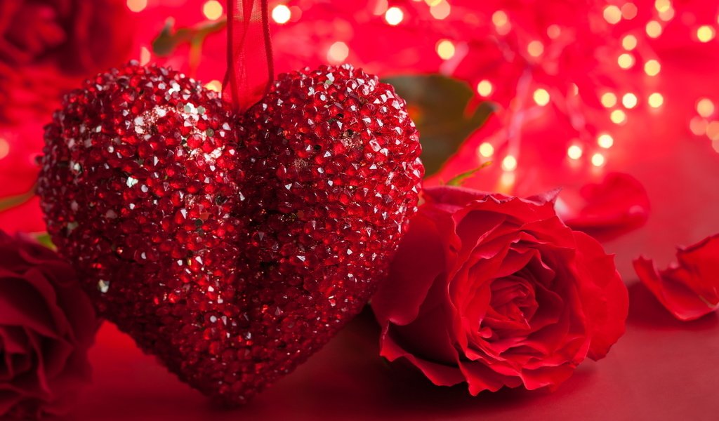 Обои розы, красный, сердце, любовь, романтика, roses, red, heart, love, romance разрешение 1920x1080 Загрузить