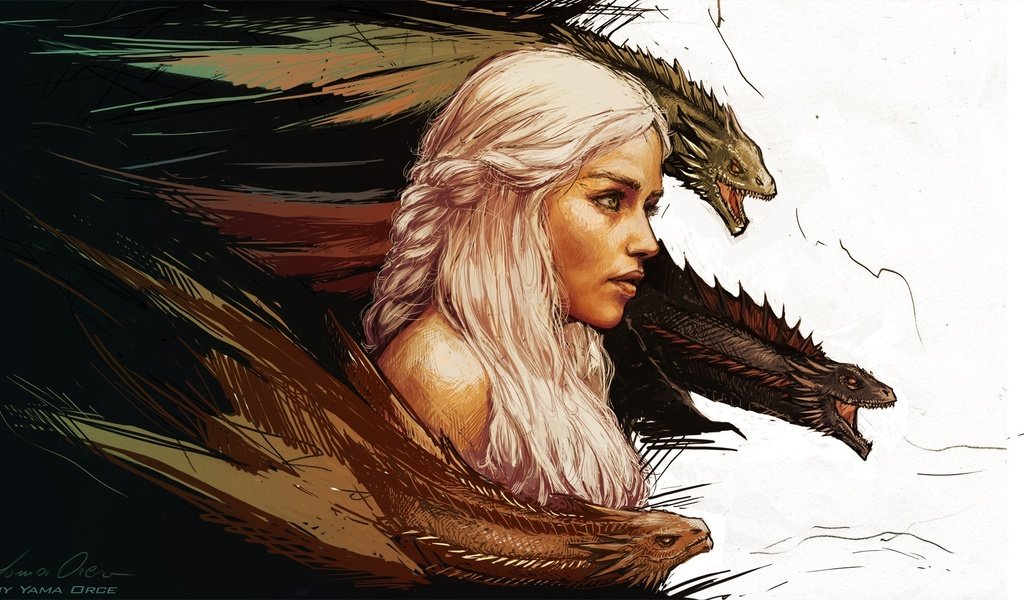 Обои арт, игра престолов, mother of dragons, дейенерис таргариен, art, game of thrones, daenerys targaryen разрешение 2064x1080 Загрузить