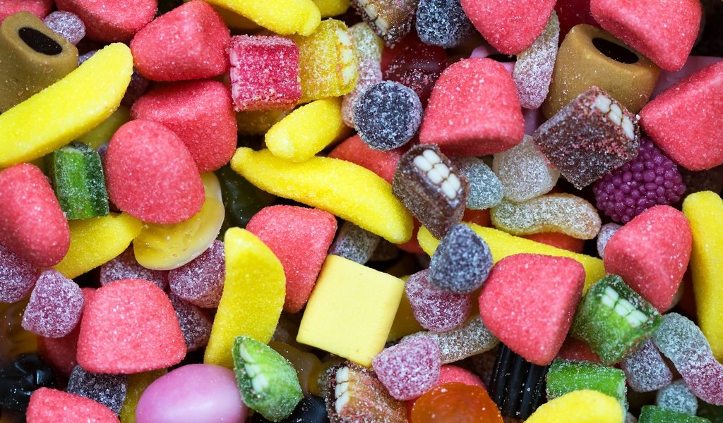 Обои конфеты, сладкое, конфета, мармелад, candied fruit jelly, сладенько, candy, sweet, marmalade разрешение 2880x1920 Загрузить