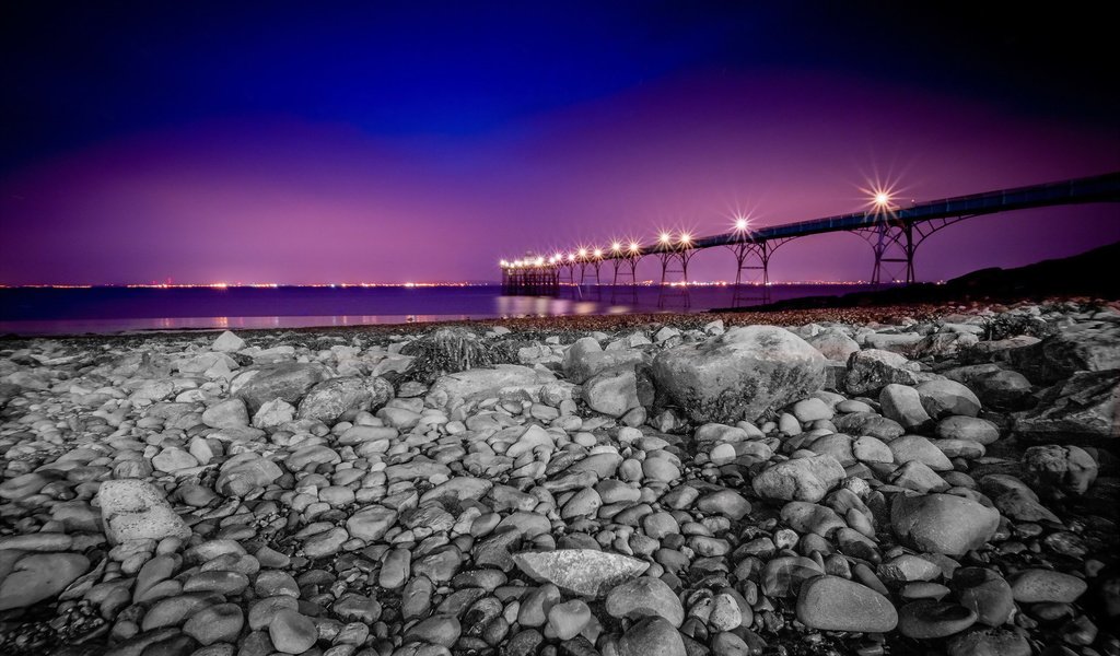 Обои ночь, пейзаж, пирс, clevedon pier, night, landscape, pierce разрешение 2048x1365 Загрузить