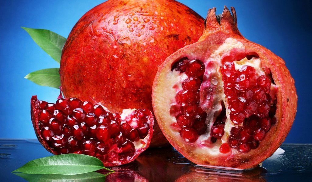 Обои фрукты, плоды, граната, гранат, fruit, pomegranate, garnet разрешение 2880x2079 Загрузить