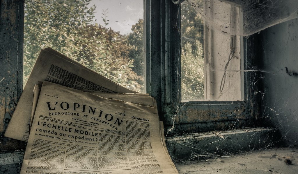 Обои окно, газета, old news, window, newspaper разрешение 1920x1348 Загрузить