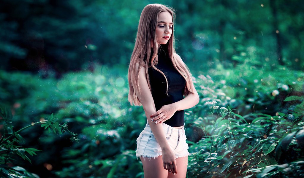 Обои природа, девушка, лето, шорты, яна, nature, girl, summer, shorts, yana разрешение 2099x1080 Загрузить