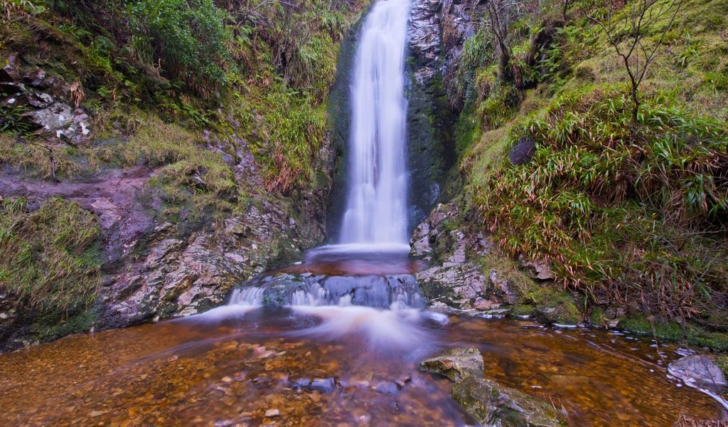 Обои камни, водопад, обрыв, ирландия, glenevin waterfall, clonmany, stones, waterfall, open, ireland разрешение 2880x1922 Загрузить