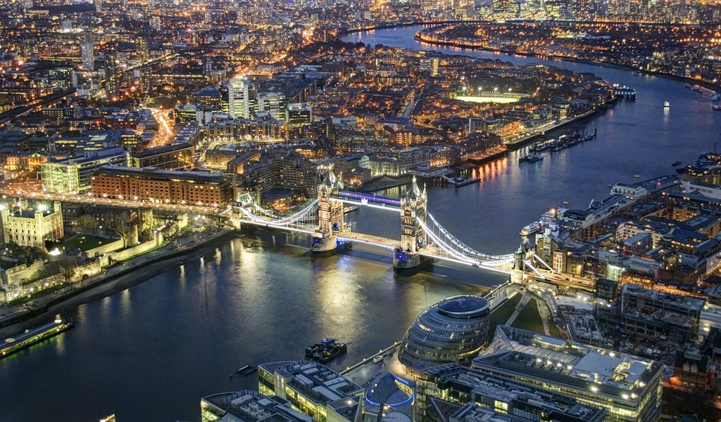 Обои лондон, темза, вид сверху, англия, тауэрский мост, london, thames, the view from the top, england, tower bridge разрешение 1920x1274 Загрузить