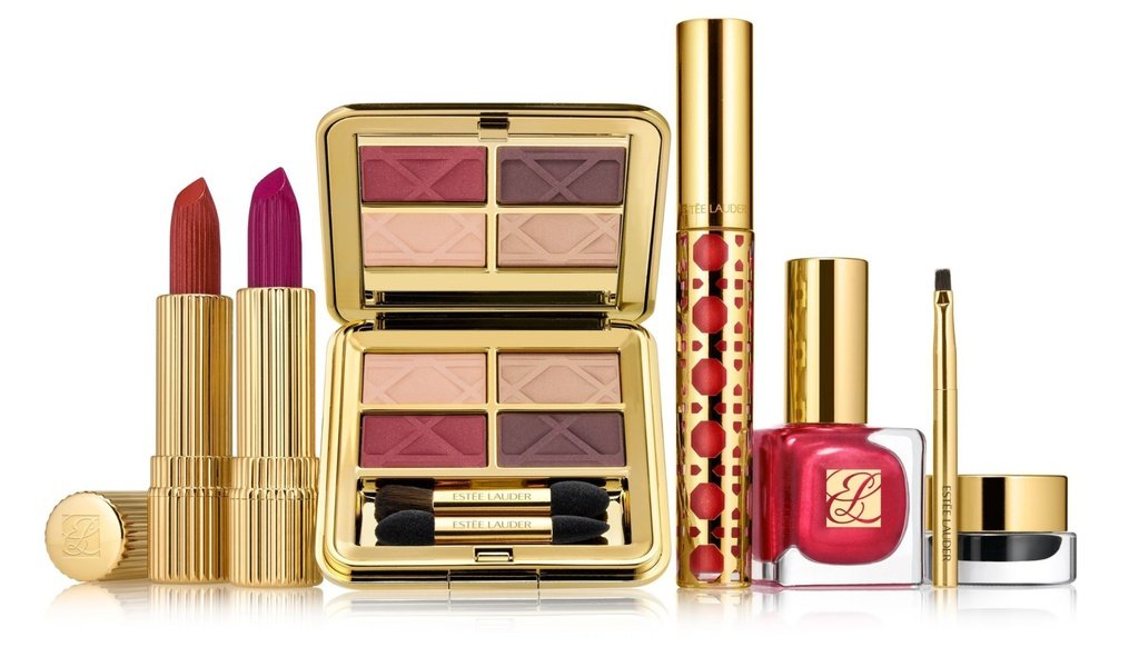 Обои помада, тени, бренд, косметика, лак, тушь, estee-lauder, тени для век, lipstick, shadows, brand, cosmetics, lacquer, mascara разрешение 1920x1080 Загрузить