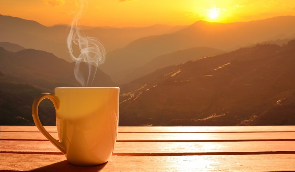 Обои солнце, утро, рассвет, кофе, чашка, горячая, доброе утро, coffee cup, the sun, morning, dawn, coffee, cup, hot, good morning разрешение 4252x2883 Загрузить