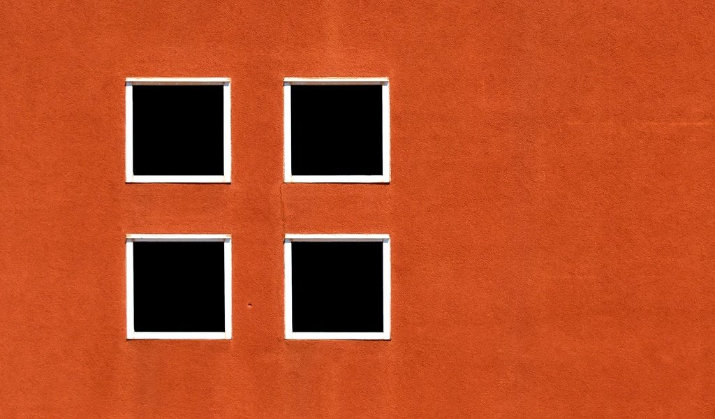 Обои стена, дом, здание, окна, оранжевая, wall, house, the building, windows, orange разрешение 2048x1453 Загрузить
