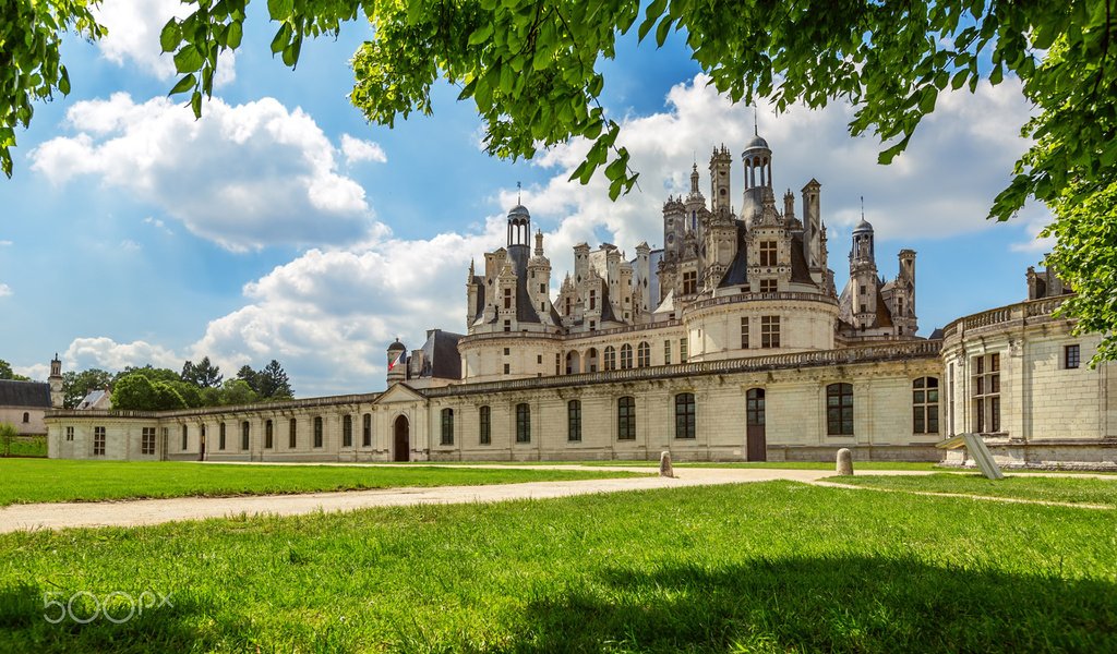 Обои парк, замок, архитектура, франция, chateau de chambord, луара, долина луары, шато, шамбор, chambord, park, castle, architecture, france, loire, the loire valley, chateau разрешение 1920x1200 Загрузить