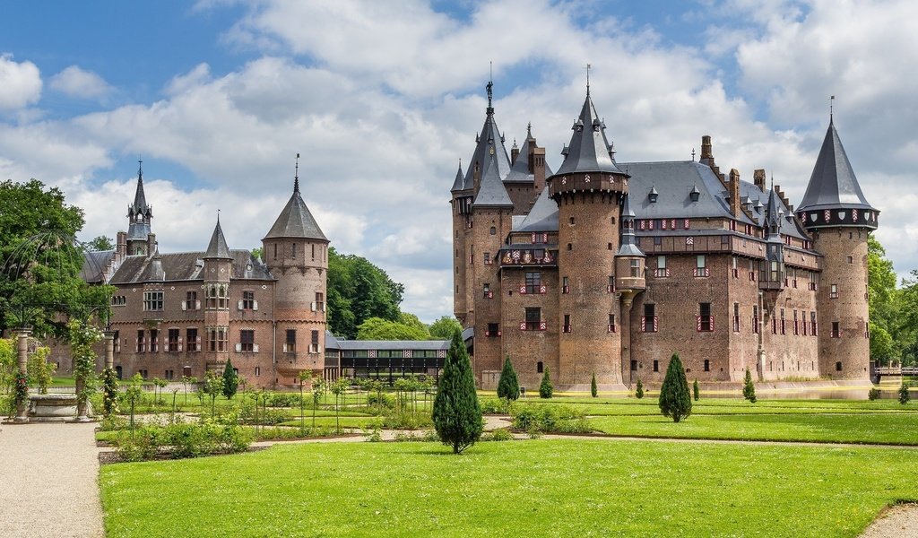 Обои парк, замок, нидерланды, замок де хаар, de haar castle, park, castle, netherlands, castle de haar разрешение 2048x1130 Загрузить