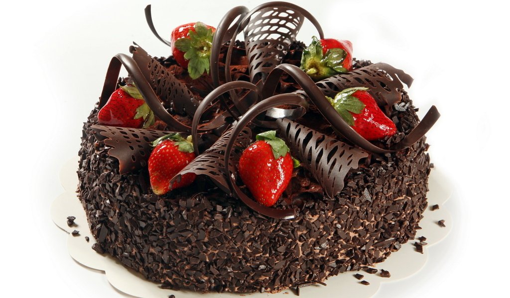 Обои клубника, шоколад, сладость, торт, strawberry, chocolate, the sweetness, cake разрешение 2048x1536 Загрузить