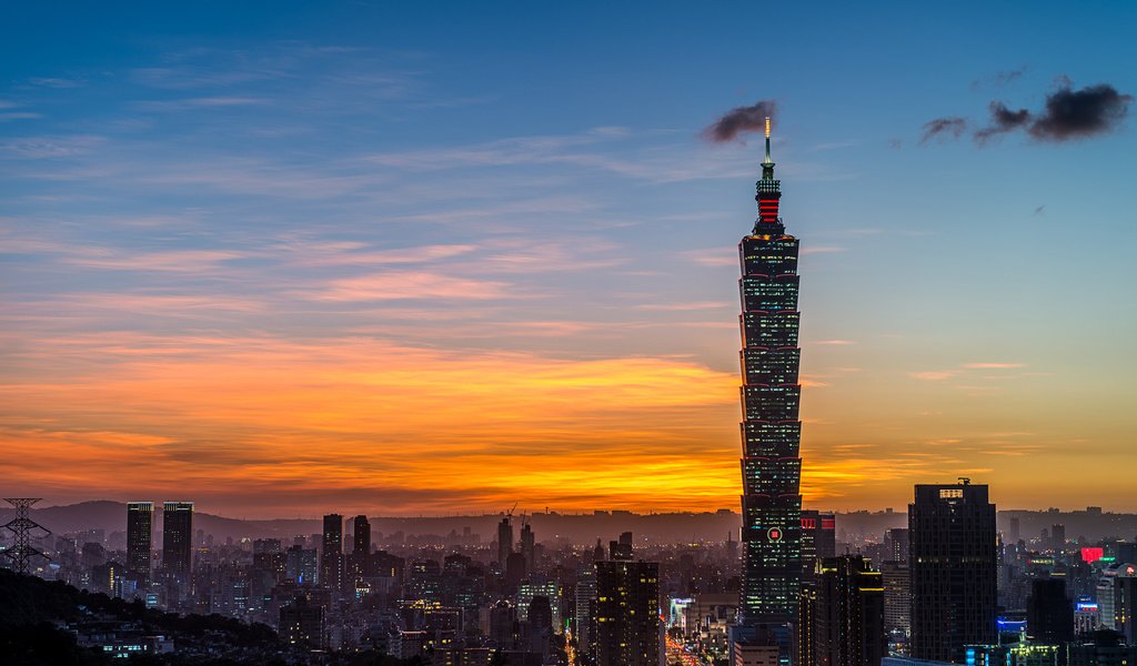 Обои башня, тайбэй, тайвань, китай, tower, taipei, taiwan, china разрешение 3000x2002 Загрузить